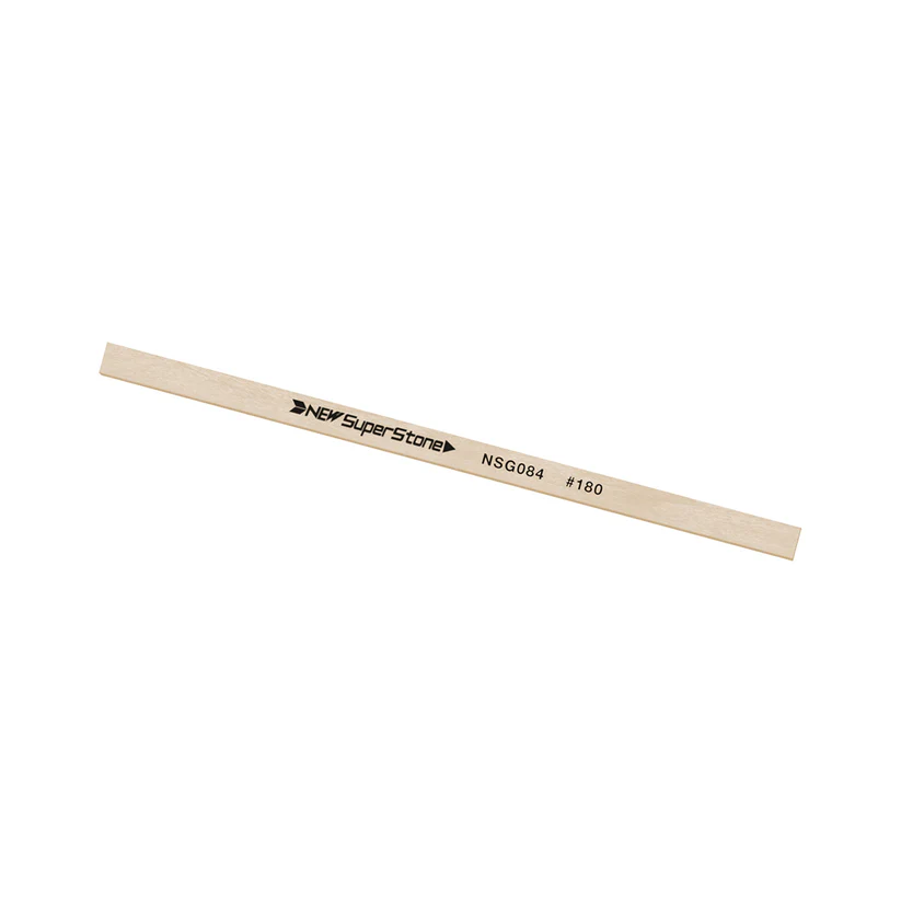Ceramic stone 0,8x 4x150mm, Grit 180 - Gold - Flat - Long version