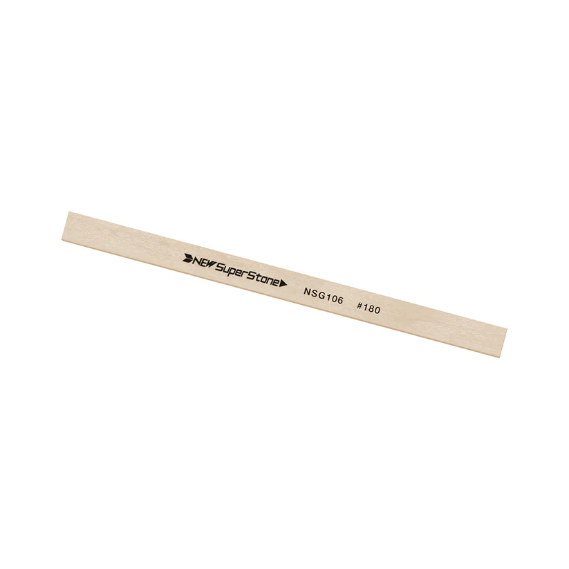 Ceramic stone 1,0x 6x150mm, Grit 180 - Gold - Flat - Long version