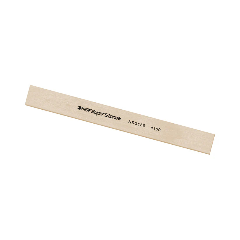 Ceramic stone 1,5x 6x150mm, Grit 180 - Gold - Flat - Long version
