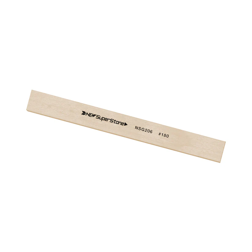 Ceramic stone 2,0x 6x150mm, Grit 180 - Gold - Flat - Long version