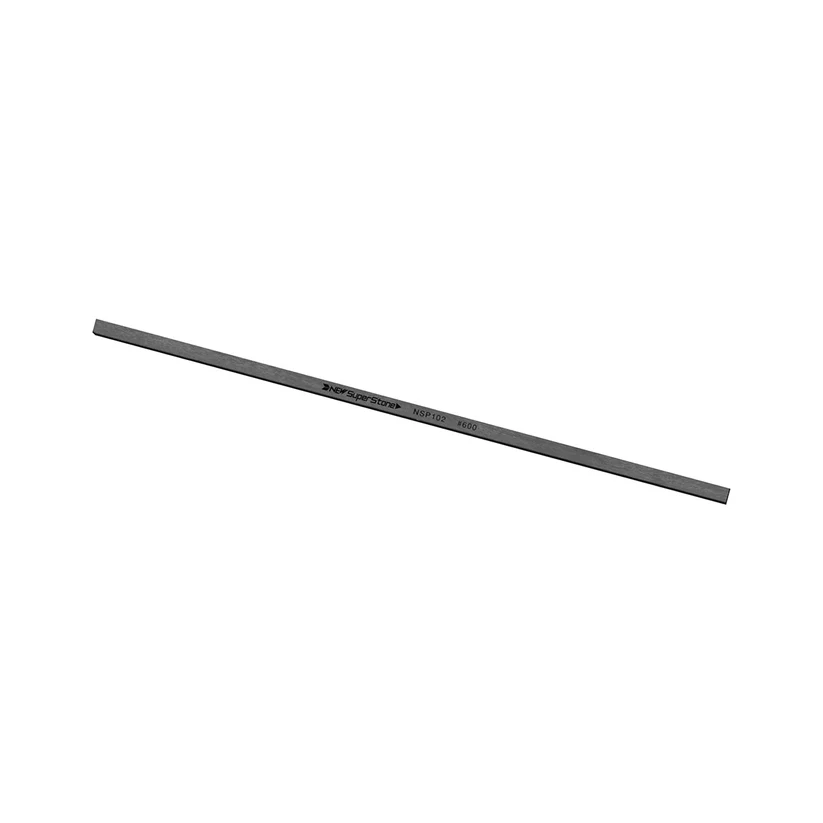 Ceramic stone 1,0x2x100mm, Grit 600 - Grey - Flat