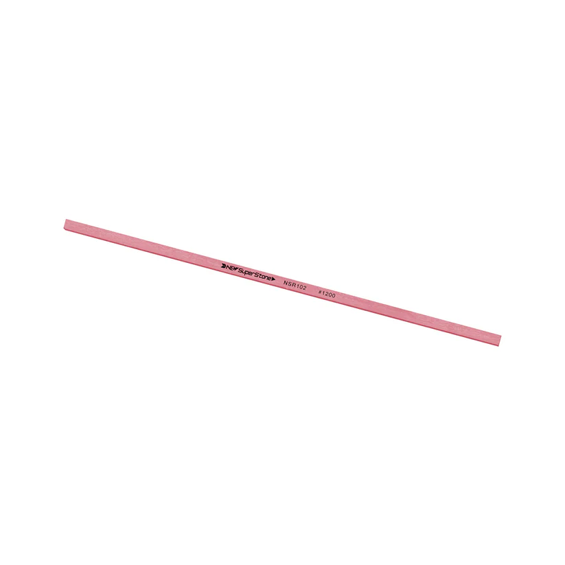 Ceramic stone 1,0x 2x150mm, Grit 1200 - Red - Flat - Long version