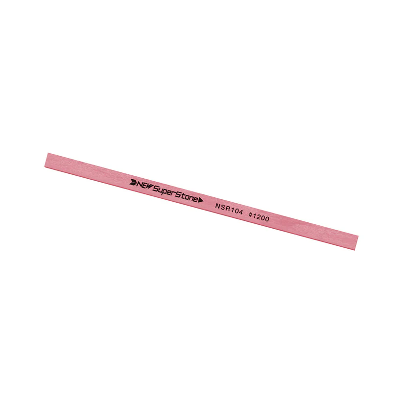 Ceramic stone 1,0x 4x150mm, Grit 1200 - Red - Flat - Long version