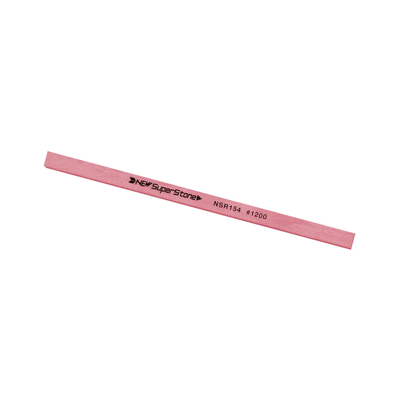 Ceramic stone 1,5x 4x150mm, Grit 1200 - Red - Flat - Long version