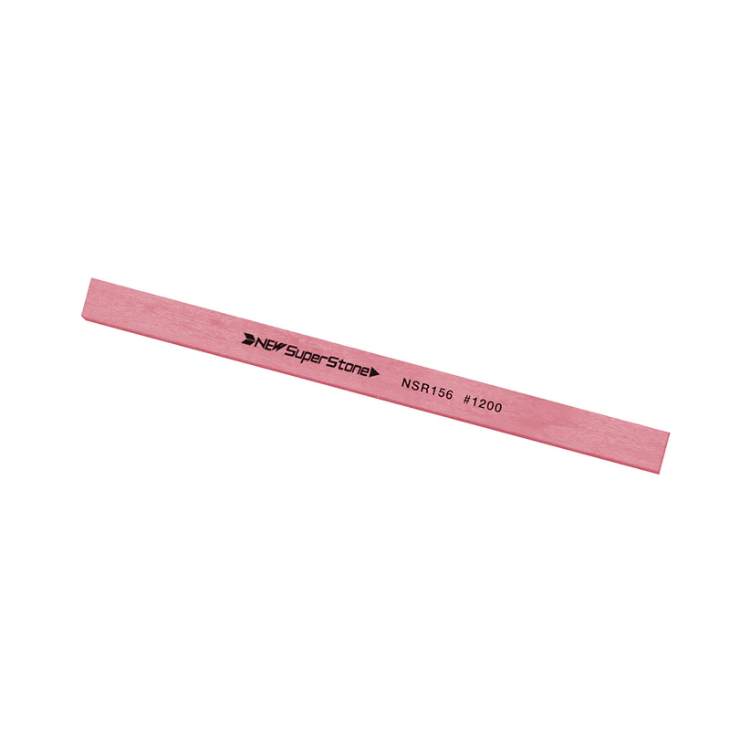 Ceramic stone 1,5x 6x150mm, Grit 1200 - Red - Flat - Long version