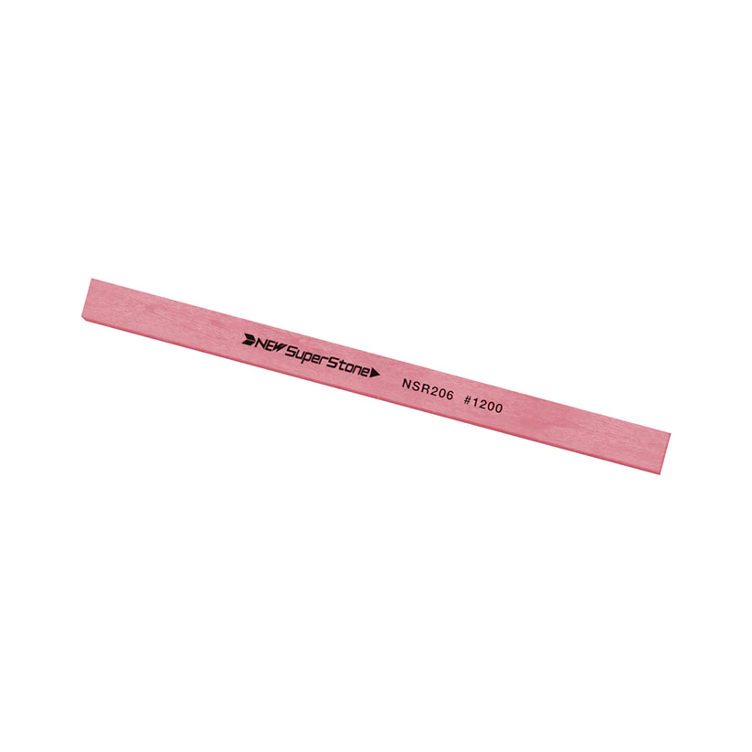 Ceramic stone 2,0x 6x150mm, Grit 1200 - Red - Flat - Long version