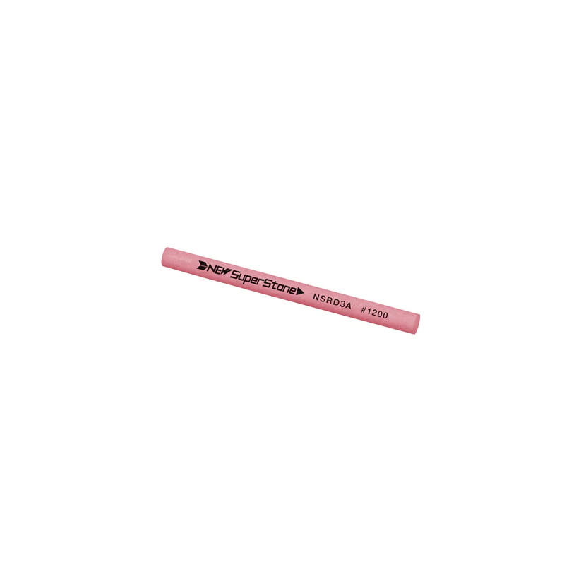 Ceramic stone d. 3,0x50mm, Grit 1200 - Red - Round
