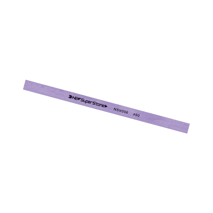 Ceramic stone 0,5x6x100mm, Grit 80 - Violet - Flat