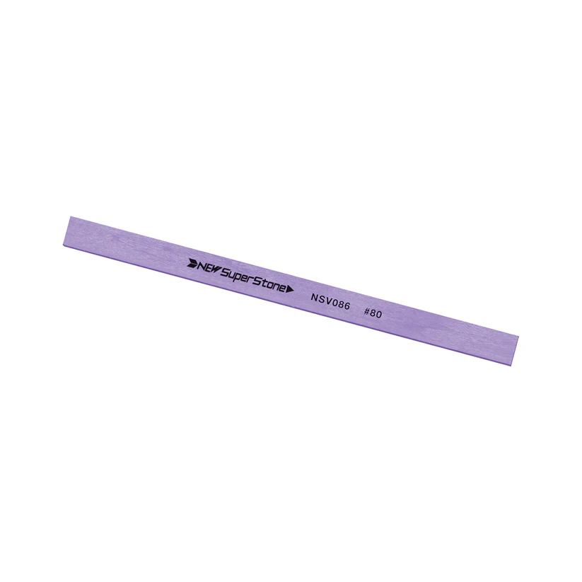Ceramic stone 0,8x6x100mm, Grit 80 - Violet - Flat
