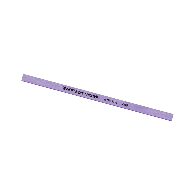 Pietra ceramica 1,0x4x150mm, Grana 80 - Viola - Piatta - Lunga