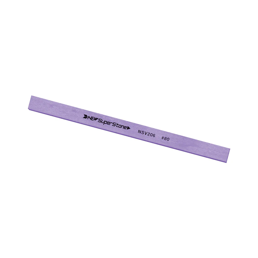 Ceramic stone 2,0x 6x150mm, Grit 80 - Violet - Flat