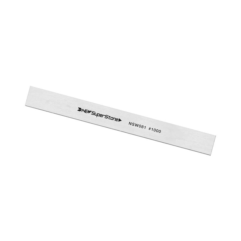 Ceramic stone 0,8x10x150mm, Grit 1000 - White - Flat - Long version
