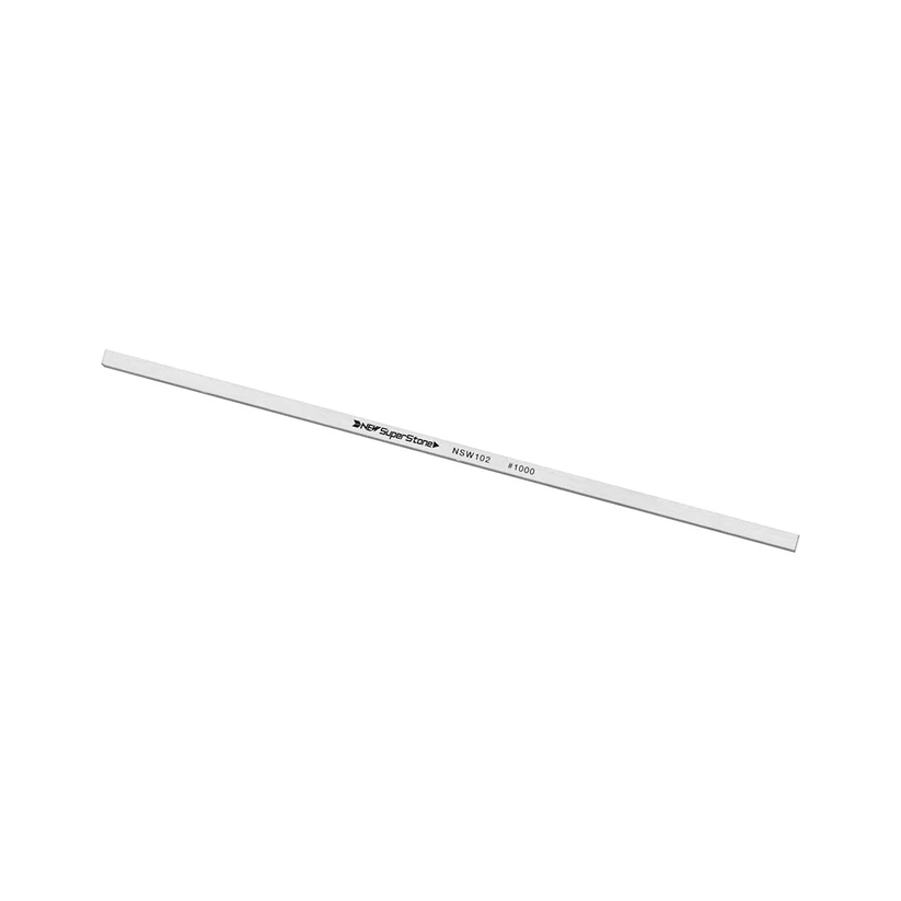 Ceramic stone 1,0x 2x150mm, Grit 1000 - White - Flat - Long version