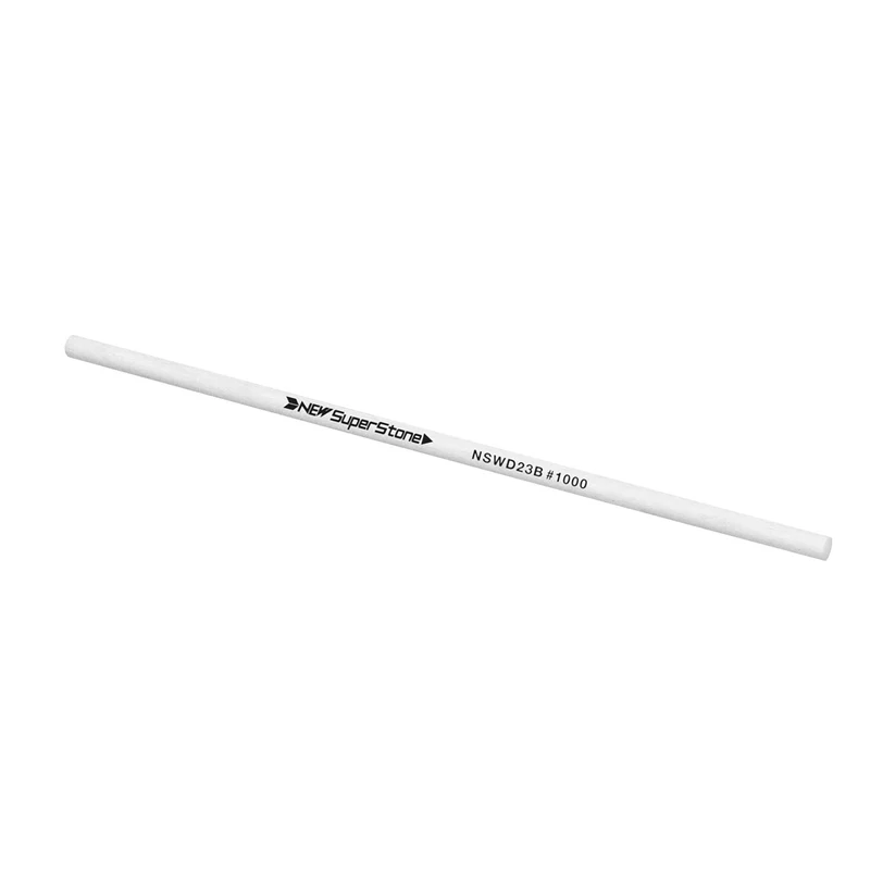 Ceramic stone d. 2,35x150mm, Grit 1000 - White - Round - Long version
