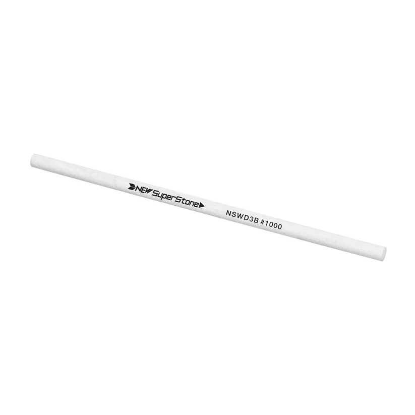 Ceramic stone d. 3,0x100mm, Grit 1000 - White - Round