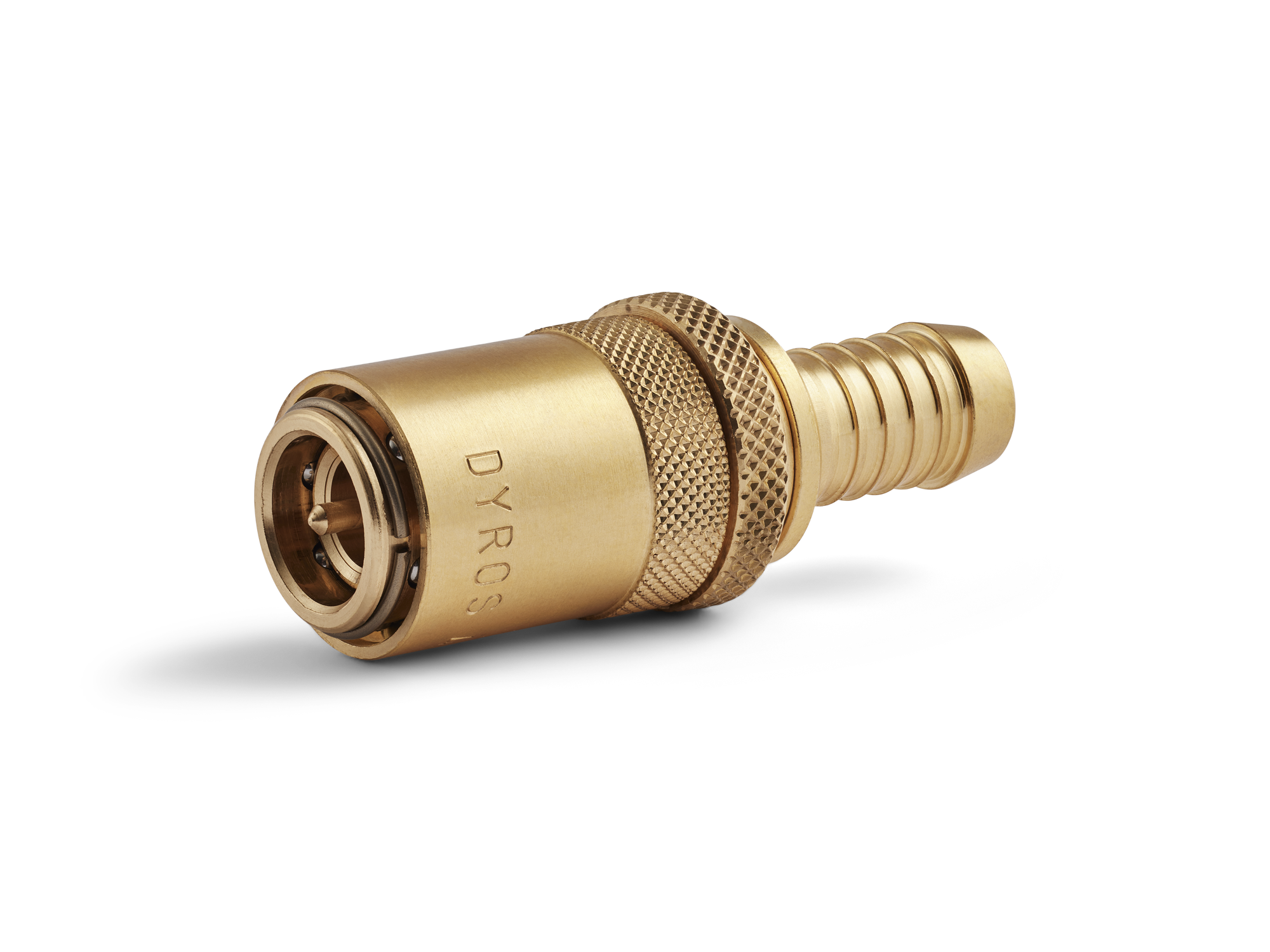 Raccordo rapido di sicurezza Serie 40, senza valvola, flusso 9mm - Con portagomma d. 12,7mm