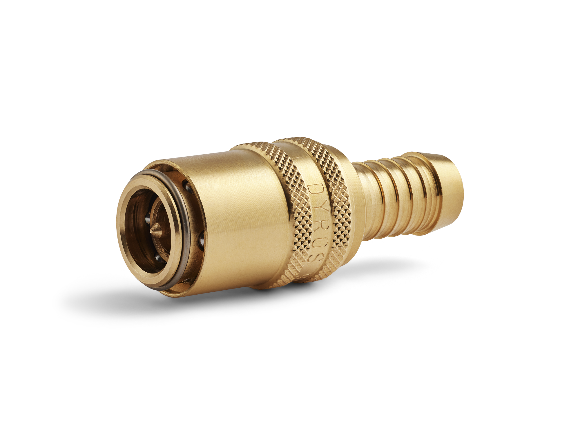 Raccordo rapido Serie 90, con valvola, flusso 9mm - Con portagomma d. 12,7mm
