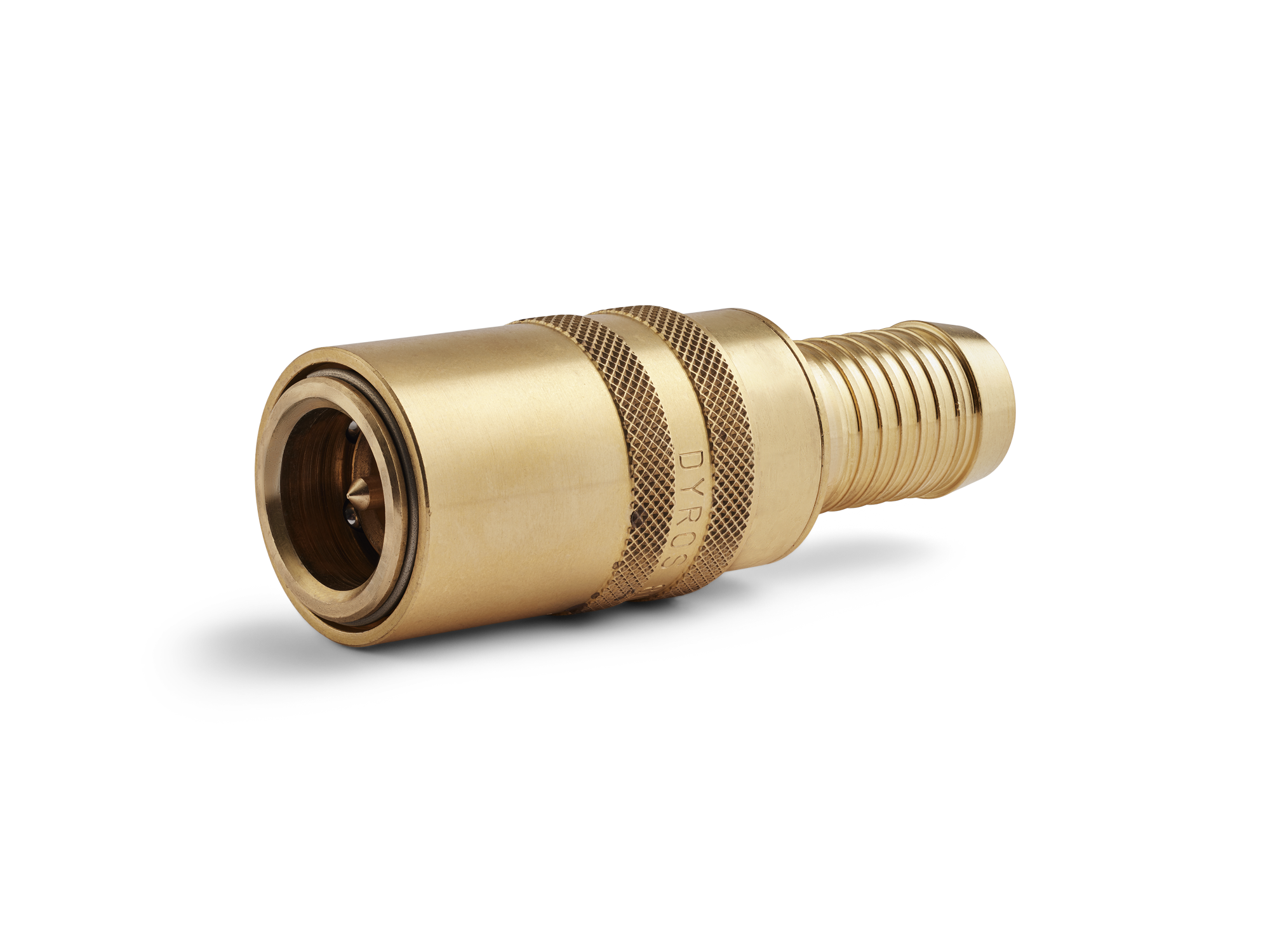 Raccordo rapido Serie 90, senza valvola, flusso 9mm - Con portagomma d. 12,7mm