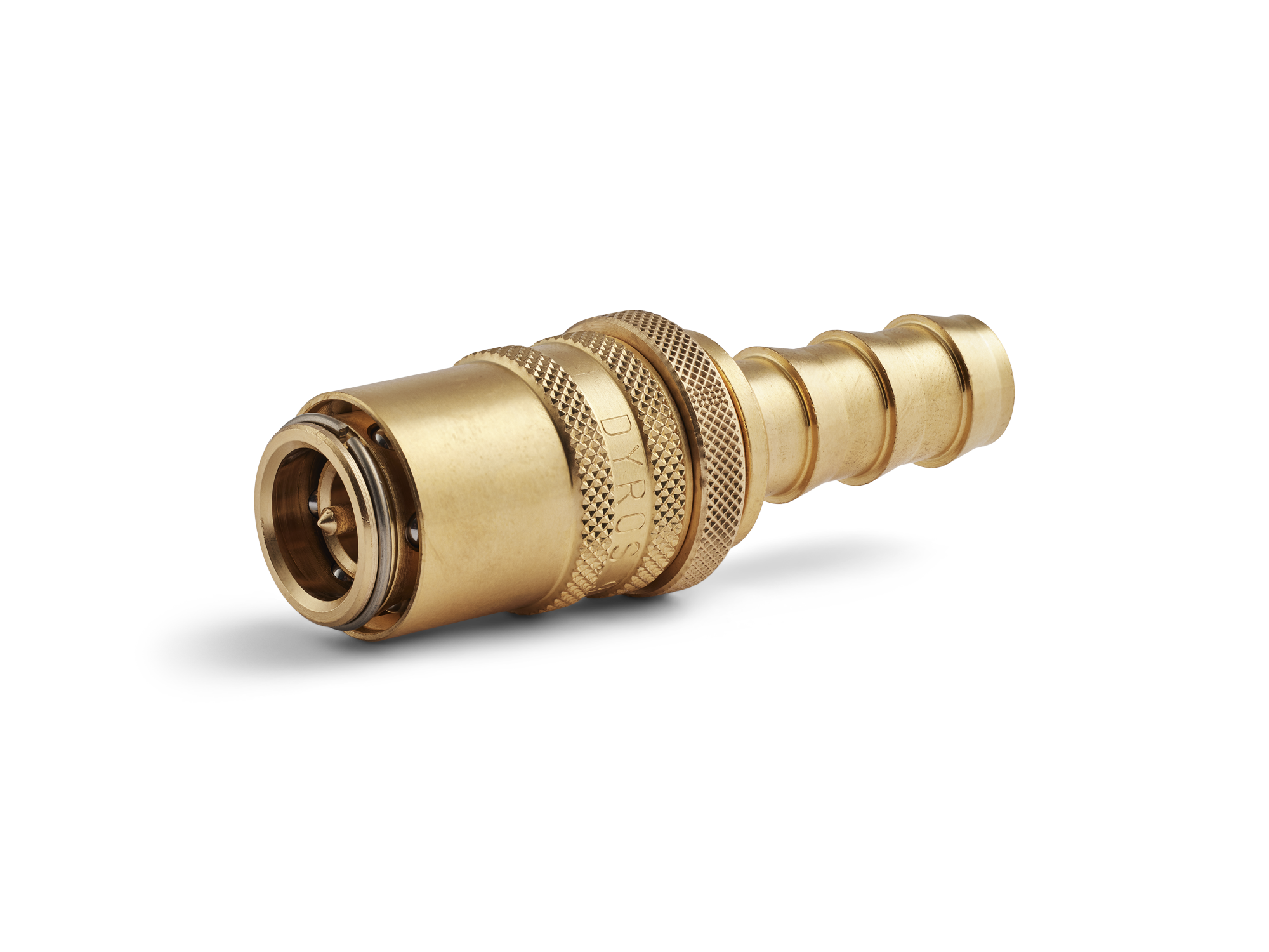 Raccordo rapido di sicurezza Serie 90, con valvola, flusso 9mm - Con portagomma d. 12,7mm