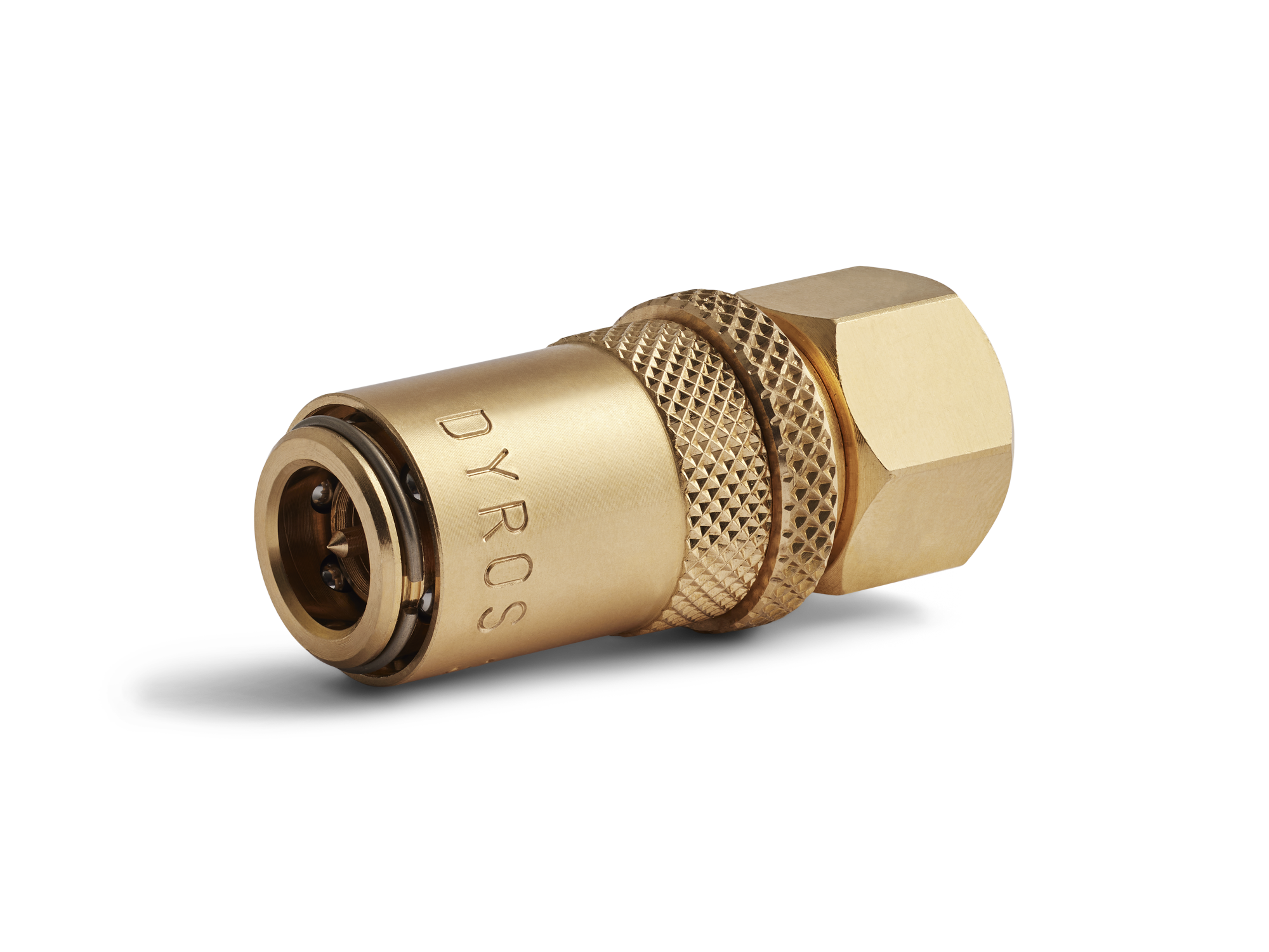 Raccordo rapido di sicurezza Serie 30, filettatura int. G1/4", senza valvola, flusso 6mm, HEX 17m
