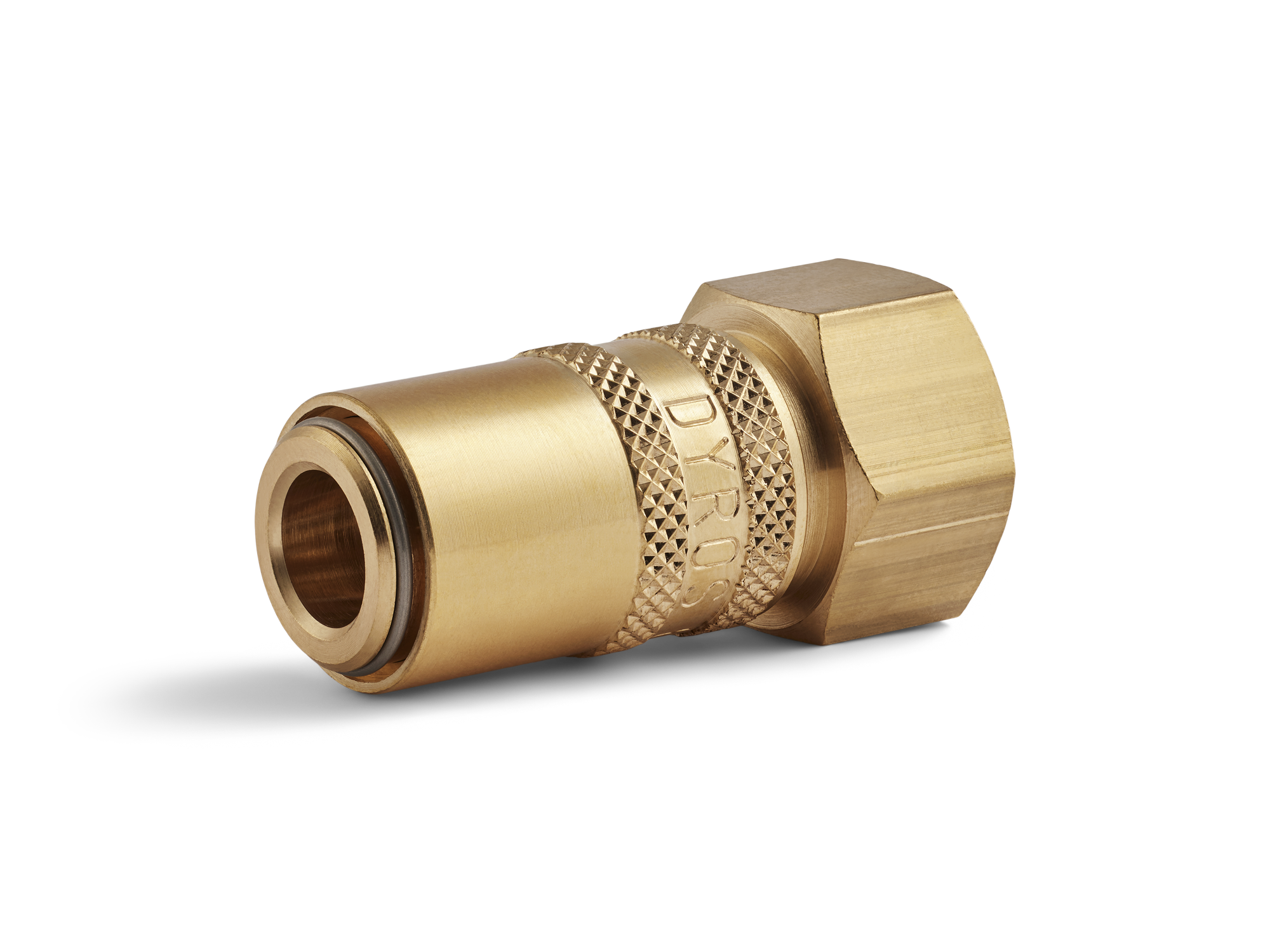 Raccordo rapido Serie 6, filettatura interna G1/2", senza valvola, flusso 6mm, HEX 17mm