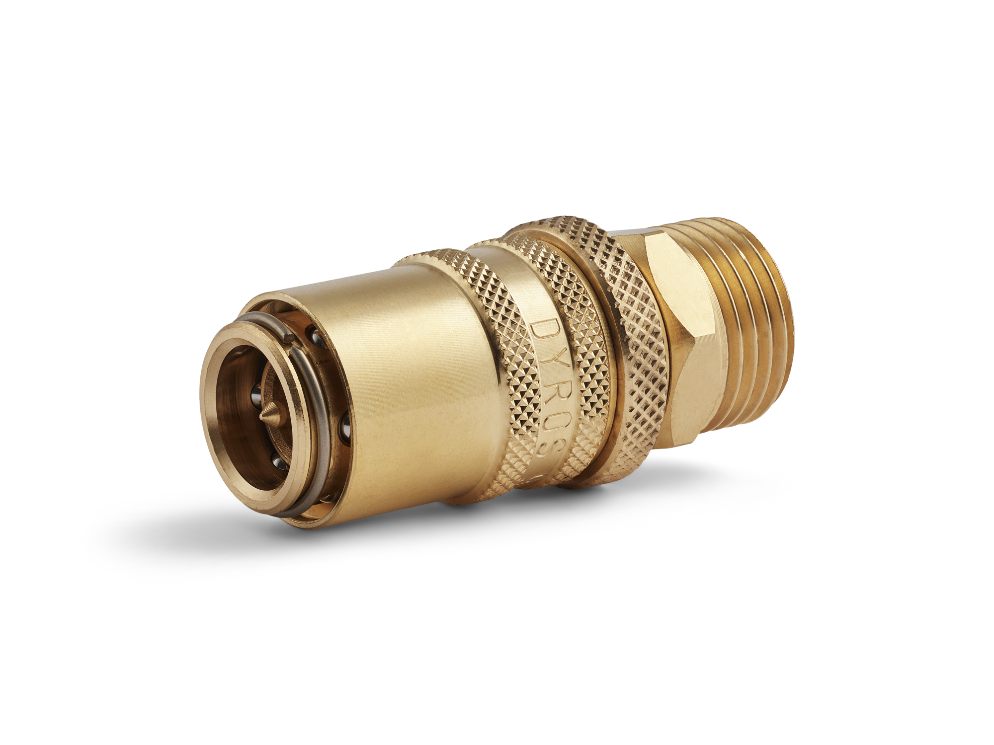 Raccordo rapido Serie 90, M16x1,5mm, con valvola, flusso 9mm, HEX 21mm