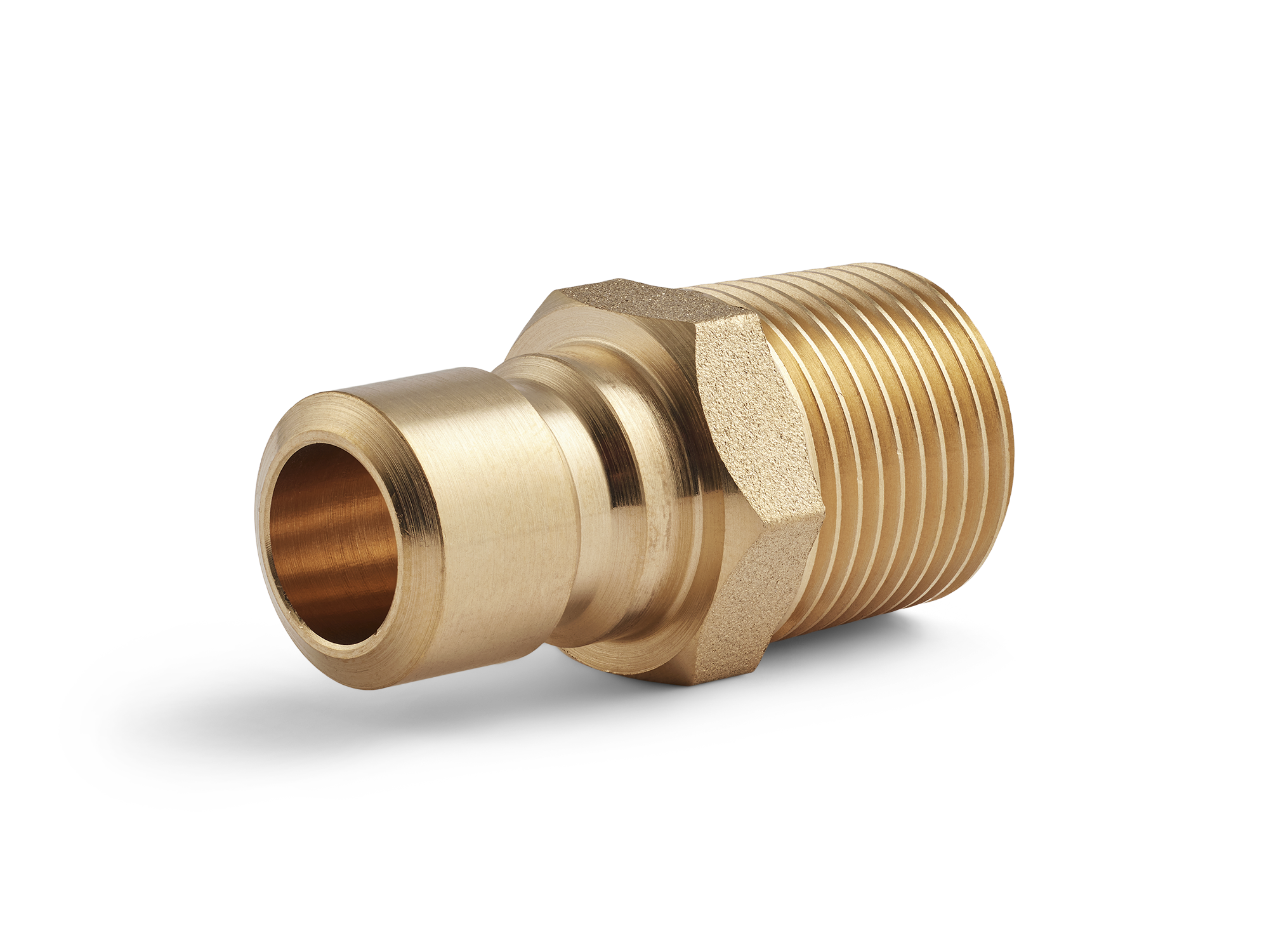 Innesto (nipple) Serie 40, filettatura G1/4", flusso 9mm, HEX 14mm