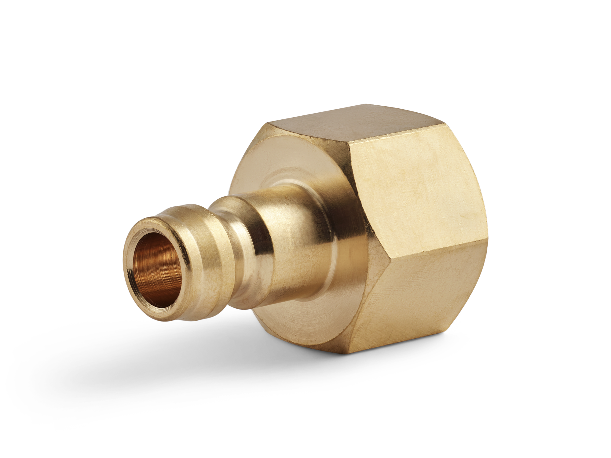 Innesto (nipple) Serie 6, filettatura G1/4", flusso 6mm, HEX 17mm