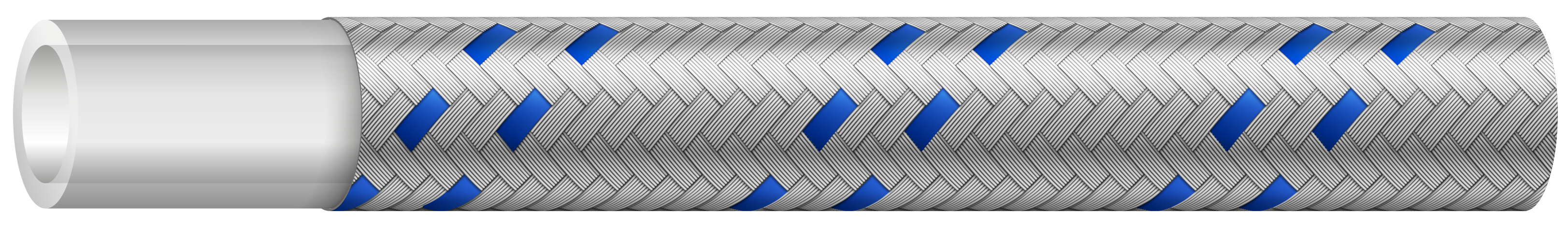 Tubo flessibile in silicone, d. int. 9,5mm - 25m