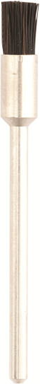 Spazzolini a pennello d. 5x6mm ME-860 crine duro - Gambo d. 2,35mm - Conf. 12pz.