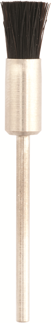 Spazzolini a pennello d. 6x9mm ME-861 crine duro - Gambo d. 2,35mm - Conf. 12pz.