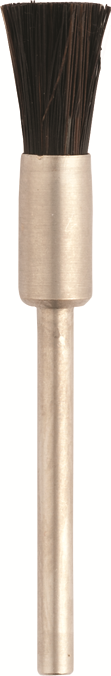 Spazzolini a pennello d. 6x13mm ME-862 crine duro - Gambo d. 2,35mm - Conf. 12pz.
