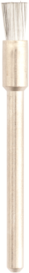 Brush d. 5x6mm steel - Shank d. 3mm - Pkg. 12pcs.
