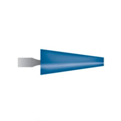 Mola blu d. 2,4x9,3 lung. 38mm, forma B97, Grana 120 - Gambo d. 3mm - Conf. 24pz.
