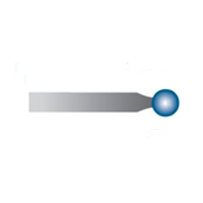 Mola blu d. 3,1 lung. 38mm, forma B124, Grana 120 - Gambo d. 3mm - Conf. 24pz.