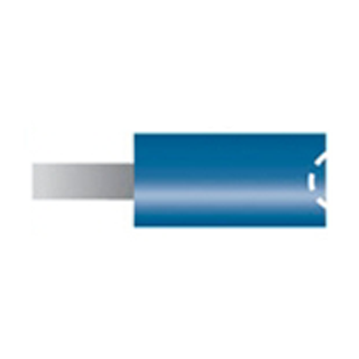 Mola blu d. 6,3x12,7 lung. 38mm, forma B135, Grana 120 - Gambo d. 3mm - Conf. 24pz.