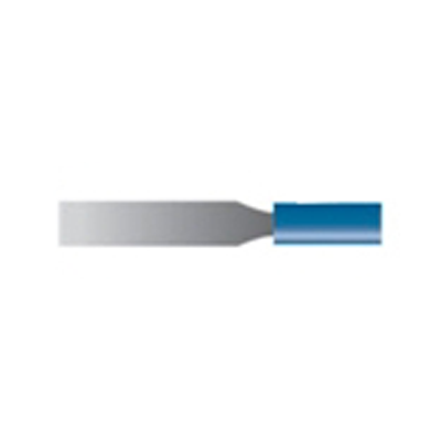 Mola blu d. 2,4x6,3 lung. 38mm, forma W142, Grana 120 - Gambo d. 3mm - Conf. 24pz.