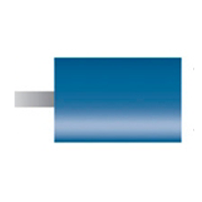 Mola blu d. 12,7x19,5 lung. 38mm, forma W186, Grana 120 - Gambo d. 3mm - Conf. 24pz.