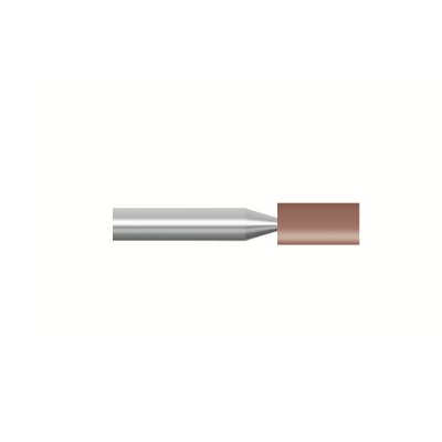 Mola rossa d. 3,1x6,3 lung. 38mm, forma W144, Grana 120 - Gambo d. 3mm - Conf. 24pz.