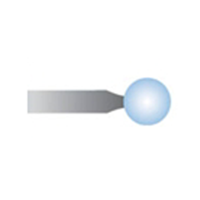 Mola azzurra d. 4,7 lung. 38mm, forma B123, Grana 120 - Gambo d. 3mm - Conf. 24pz.