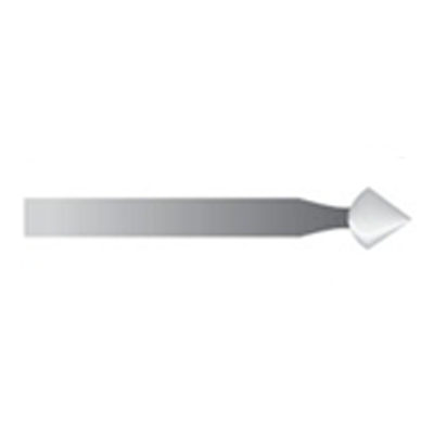 Mola bianca d. 3,5x3,9 lung. 38mm, forma 41P, Grana 400 - Gambo d. 2,35mm - Conf. 24pz.