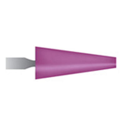 Mola viola d. 9,4x18,8 lung. 38mm, forma B53, Grana 80 - Gambo d. 3mm - Conf. 24pz.
