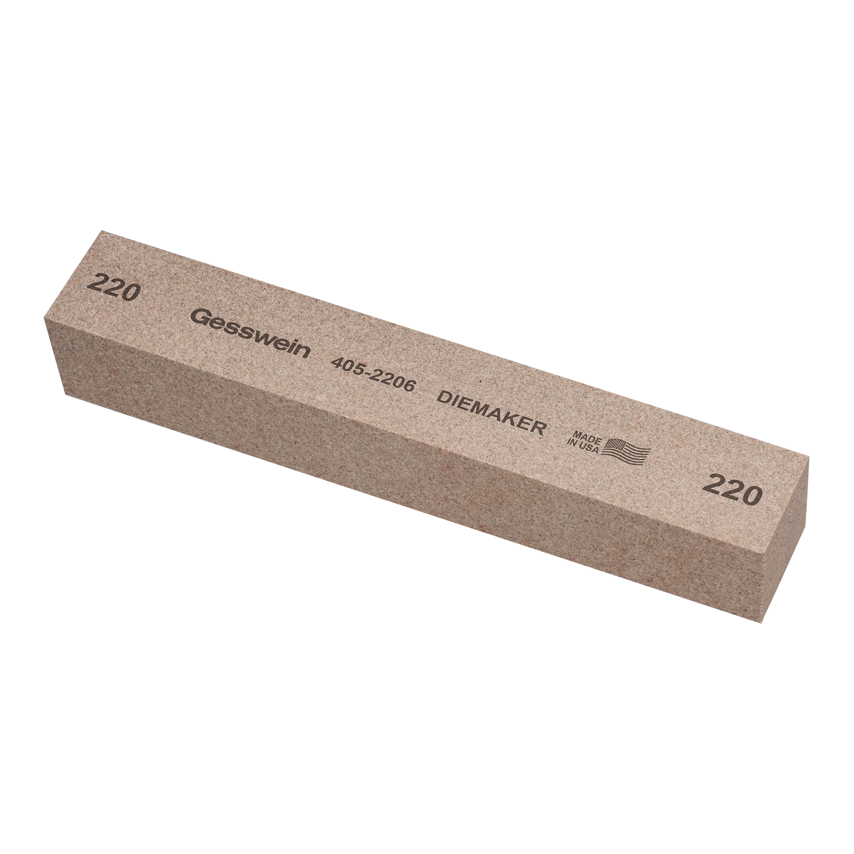 Diemaker stone 25x25x150mm, Grit 220 - Square