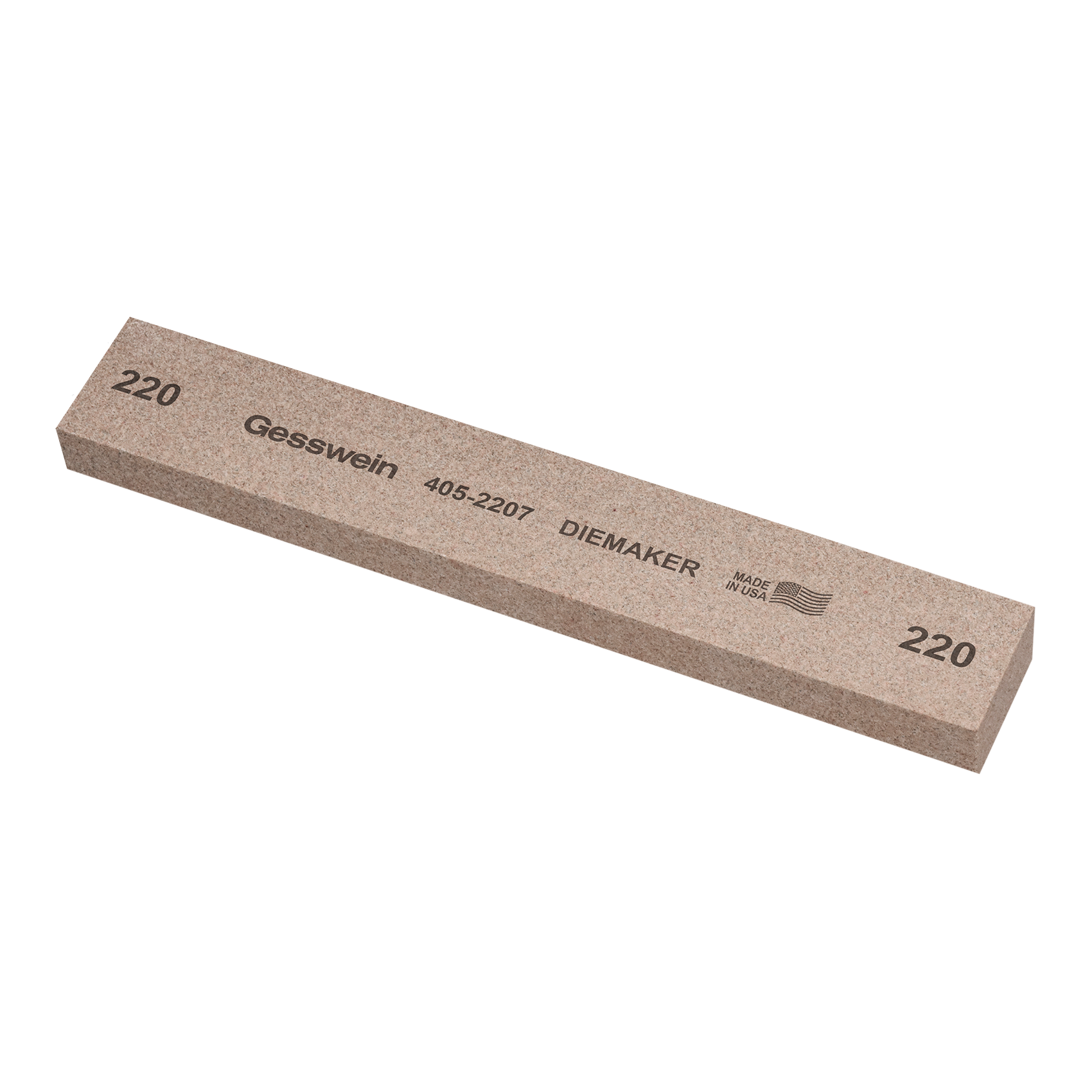 Diemaker stone 25x13x150mm, Grit 220 - Rectangular