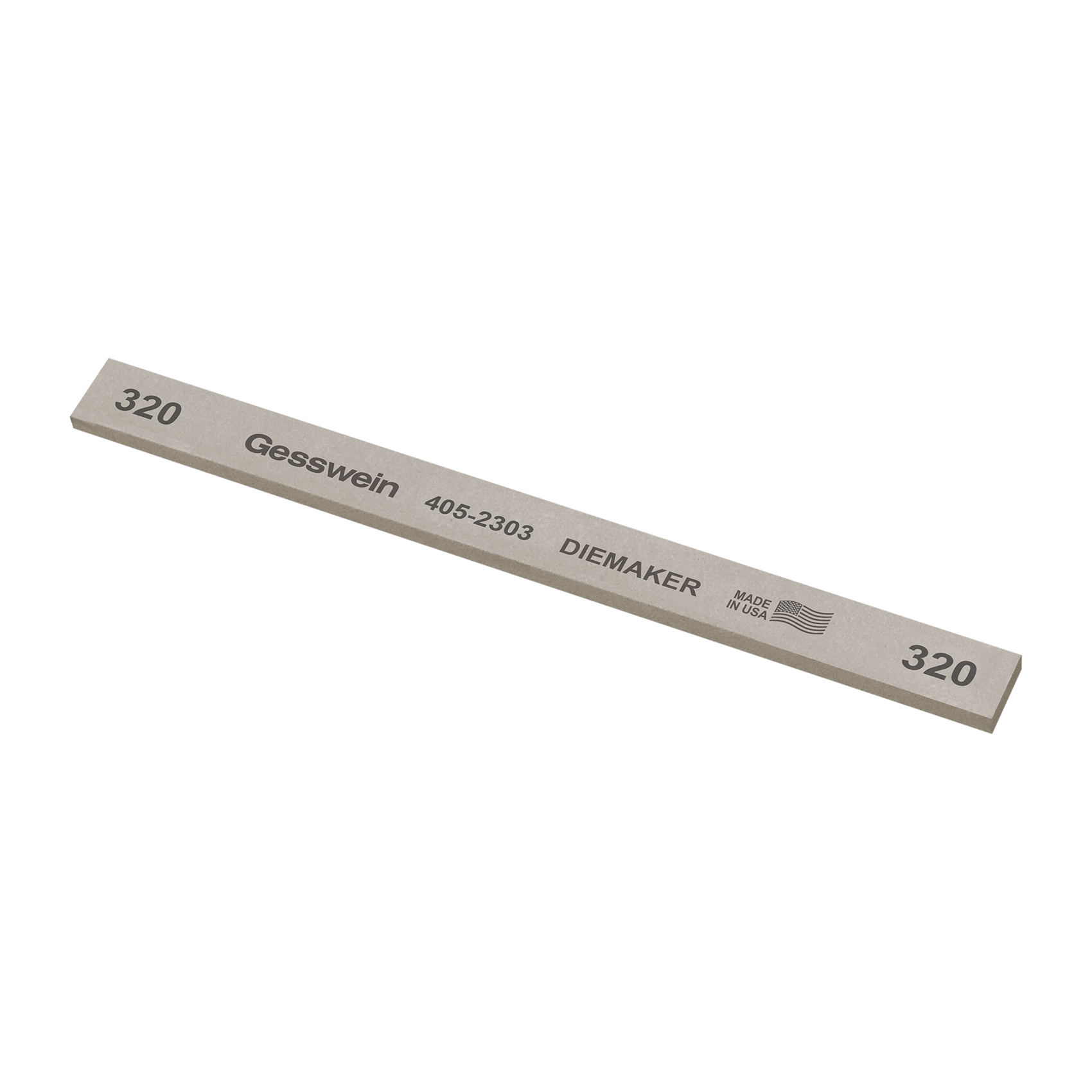Diemaker stone 13x3x150mm, Grit 320 - Rectangular