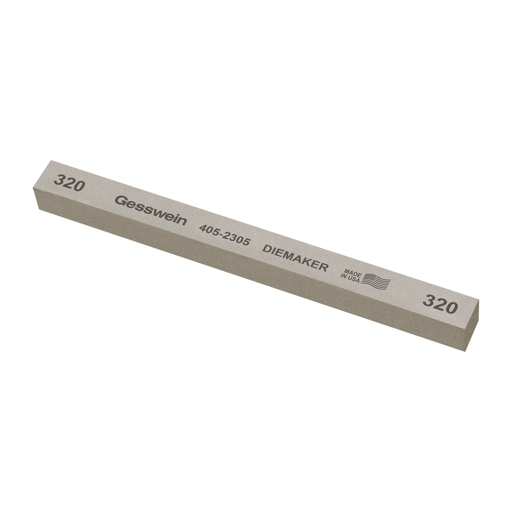 Diemaker stone 13x13x150mm, Grit 320 - Square