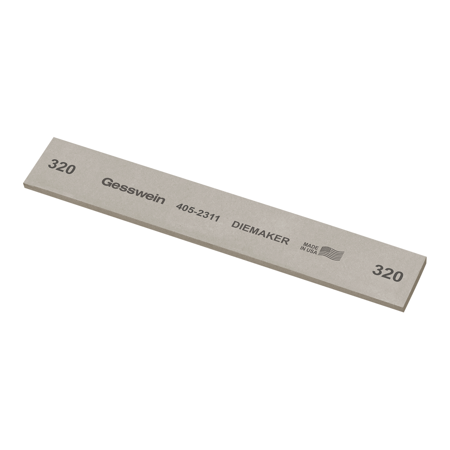 Diemaker stone 23x3x150mm, Grit 320 - Rectangular