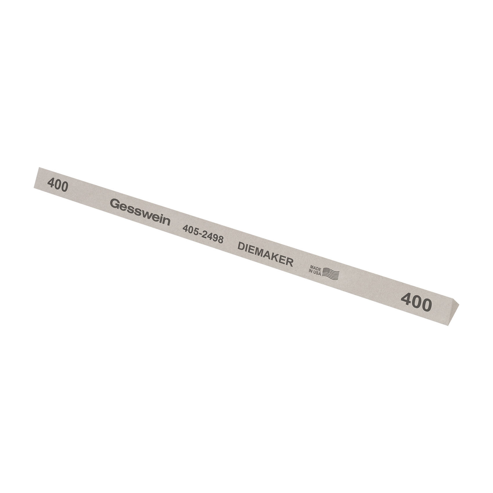 Diemaker stone 10x10x10x150mm, Grit 400 - Triangular