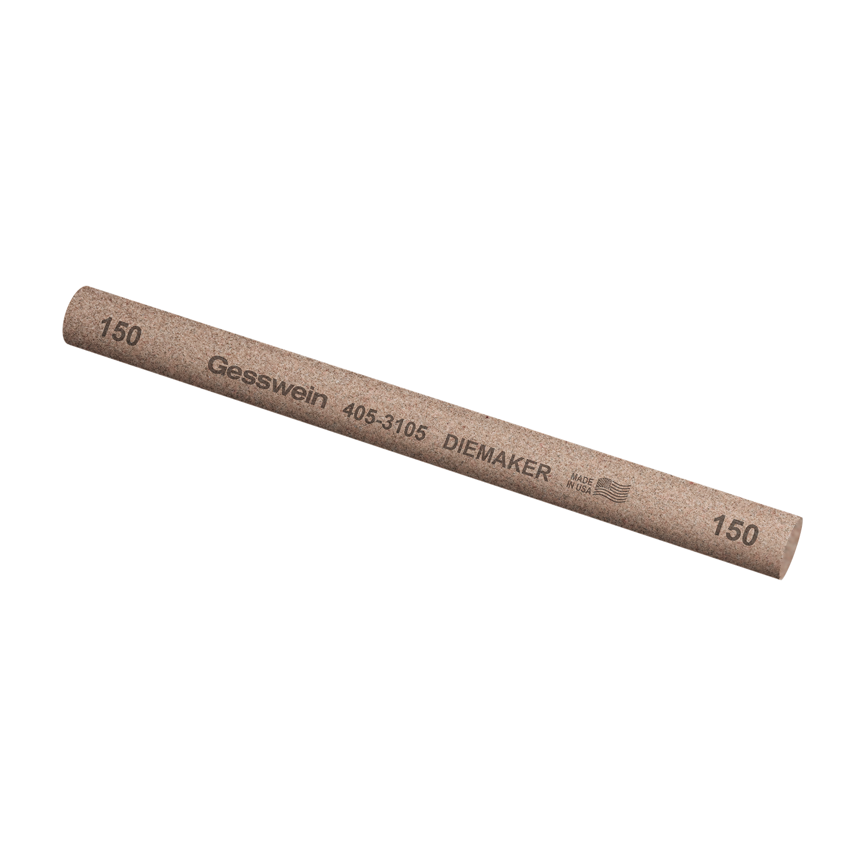 Diemaker stone d. 13x150mm, Grit 150 - Round