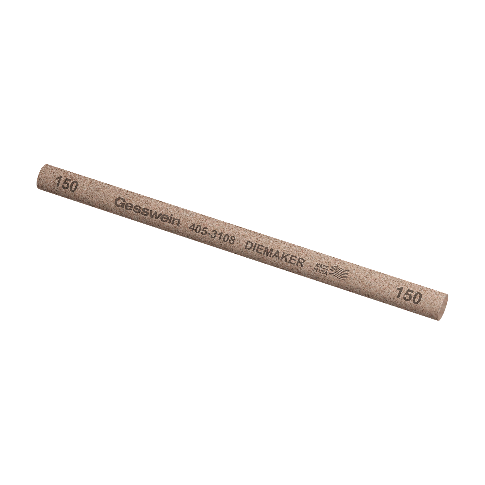 Diemaker stone d. 10x150mm, Grit 150 - Round